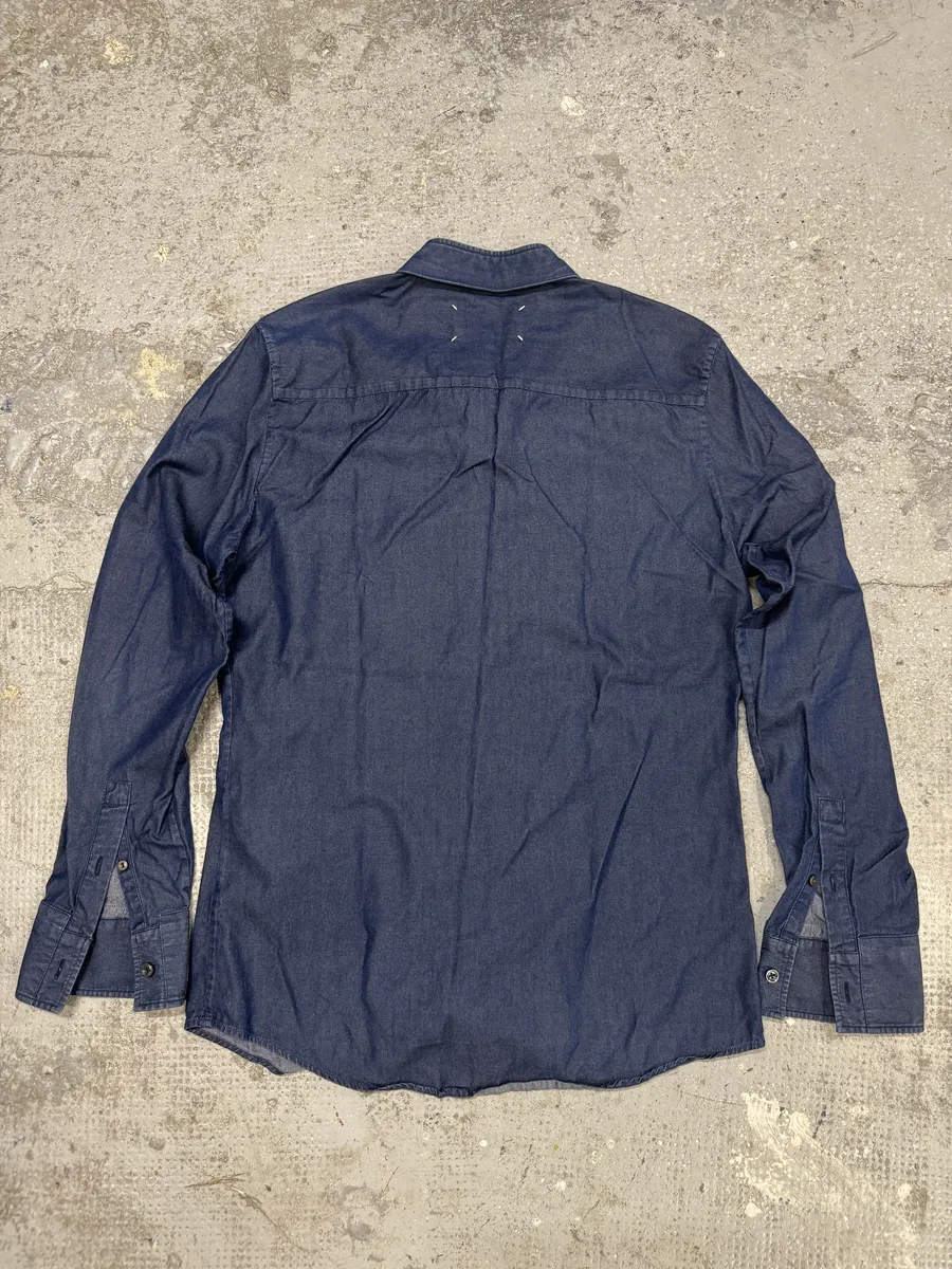 SS2014 Maison Margiela Navy Brut Signature Shirt - Image 2