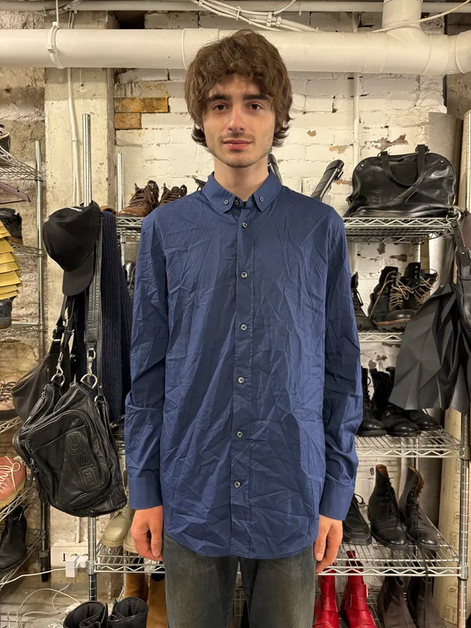 SS2014 Maison Margiela Navy Signature Shirt - Image 2