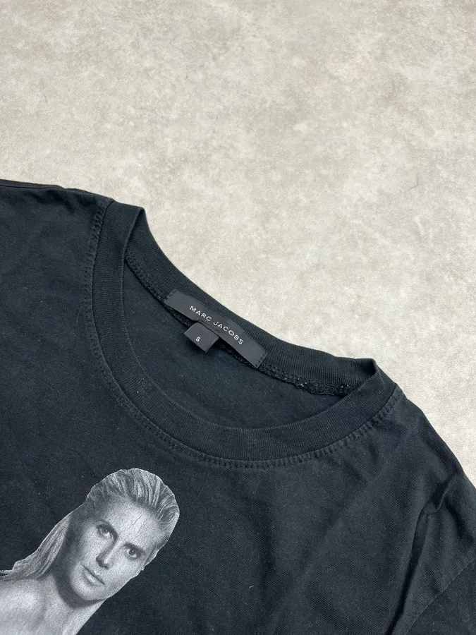 SS2014 Marc Jacobs Get Naked Protect Your Skin Black T-Shirt - Image 4