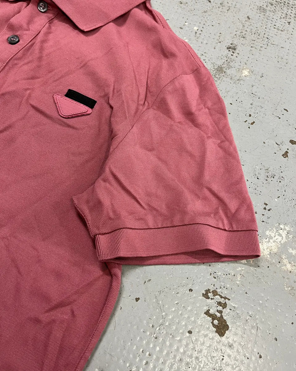 SS2014 Prada Minimalist Pink Polo - Image 6