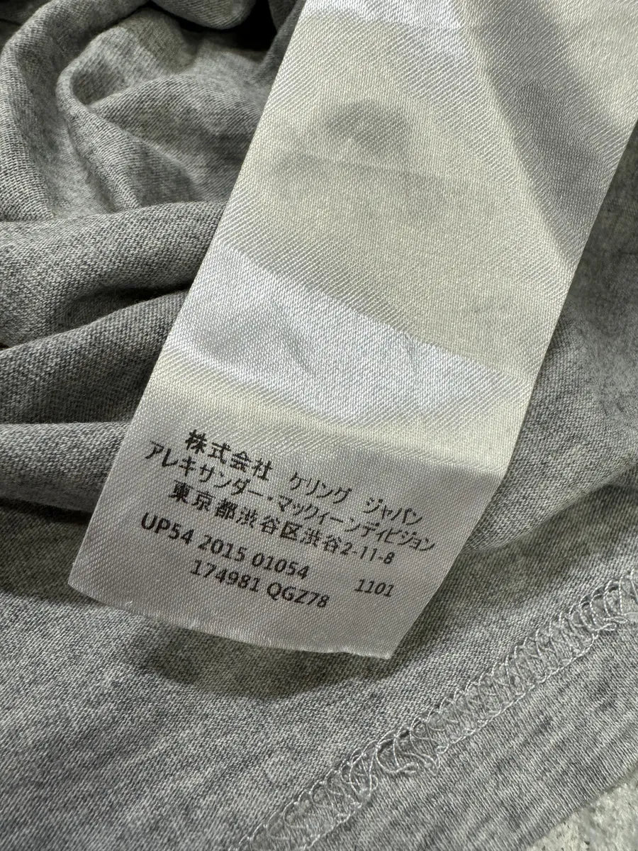 SS2015 Alexander McQueen Black Evil Aura Grey T-Shirt - Image 9
