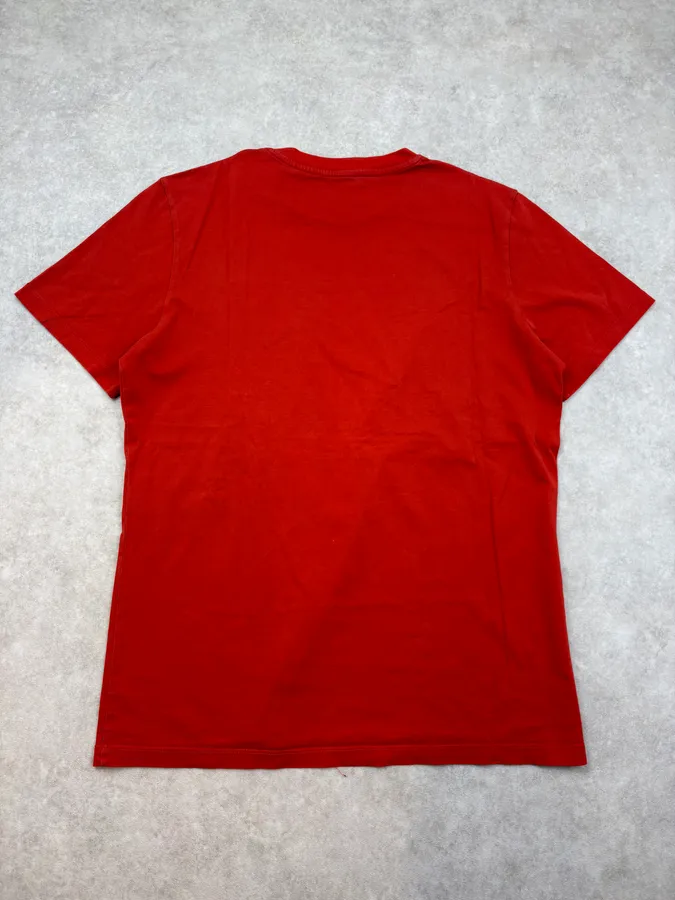 SS2015 Balenciaga Red Abstract Stripe T-Shirt - Image 6