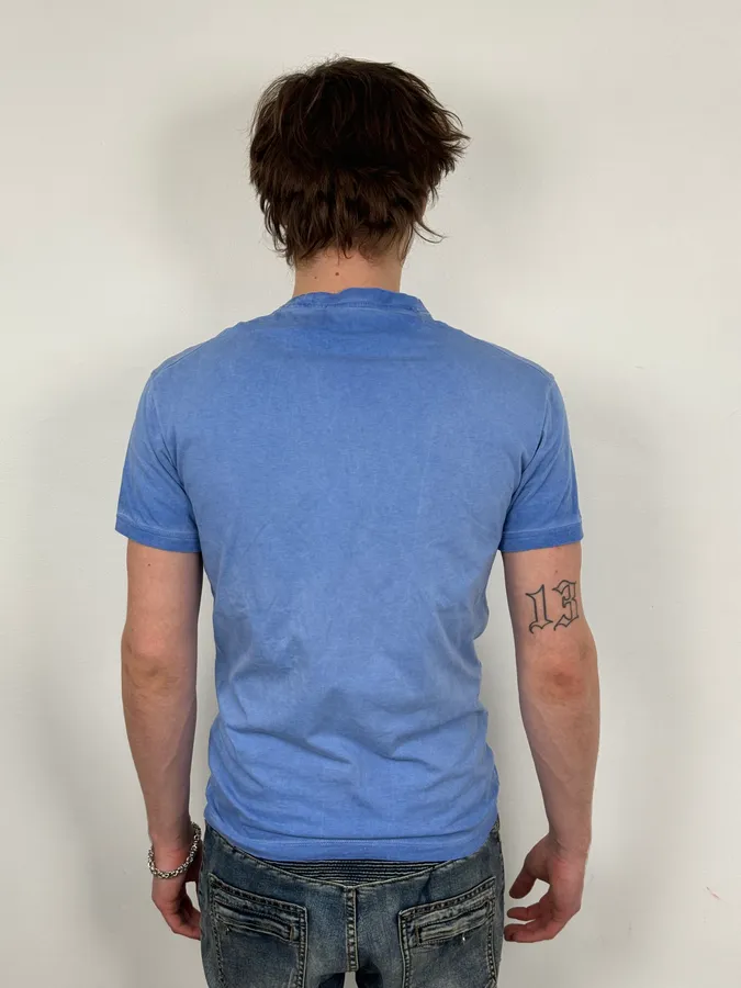 SS2015 Dsquared2 Blue Rebel Monkey T-Shirt - Image 3