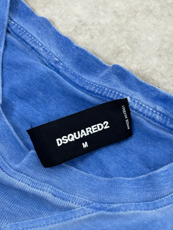 SS2015 Dsquared2 Blue Rebel Monkey T-Shirt - Image 8