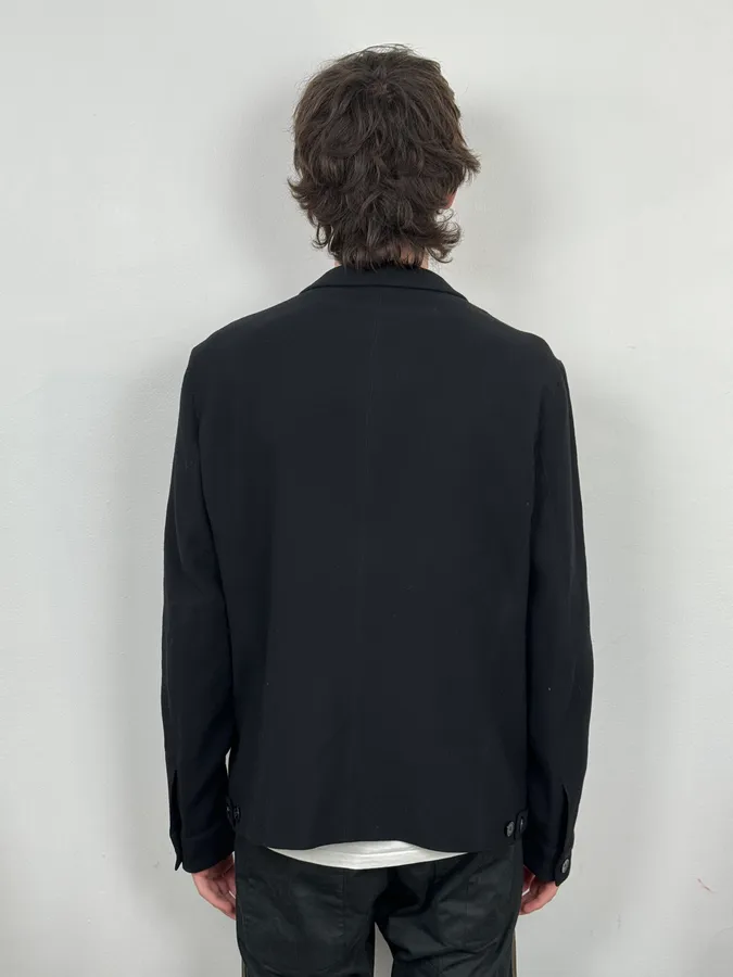 SS2015 Emporio Armani Black Light Blazer Jacket - Image 4