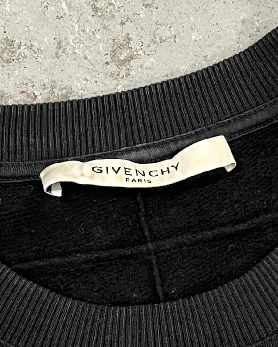 SS2015 Givenchy Black Graphic Swater by Riccardo Tisci - Image 9