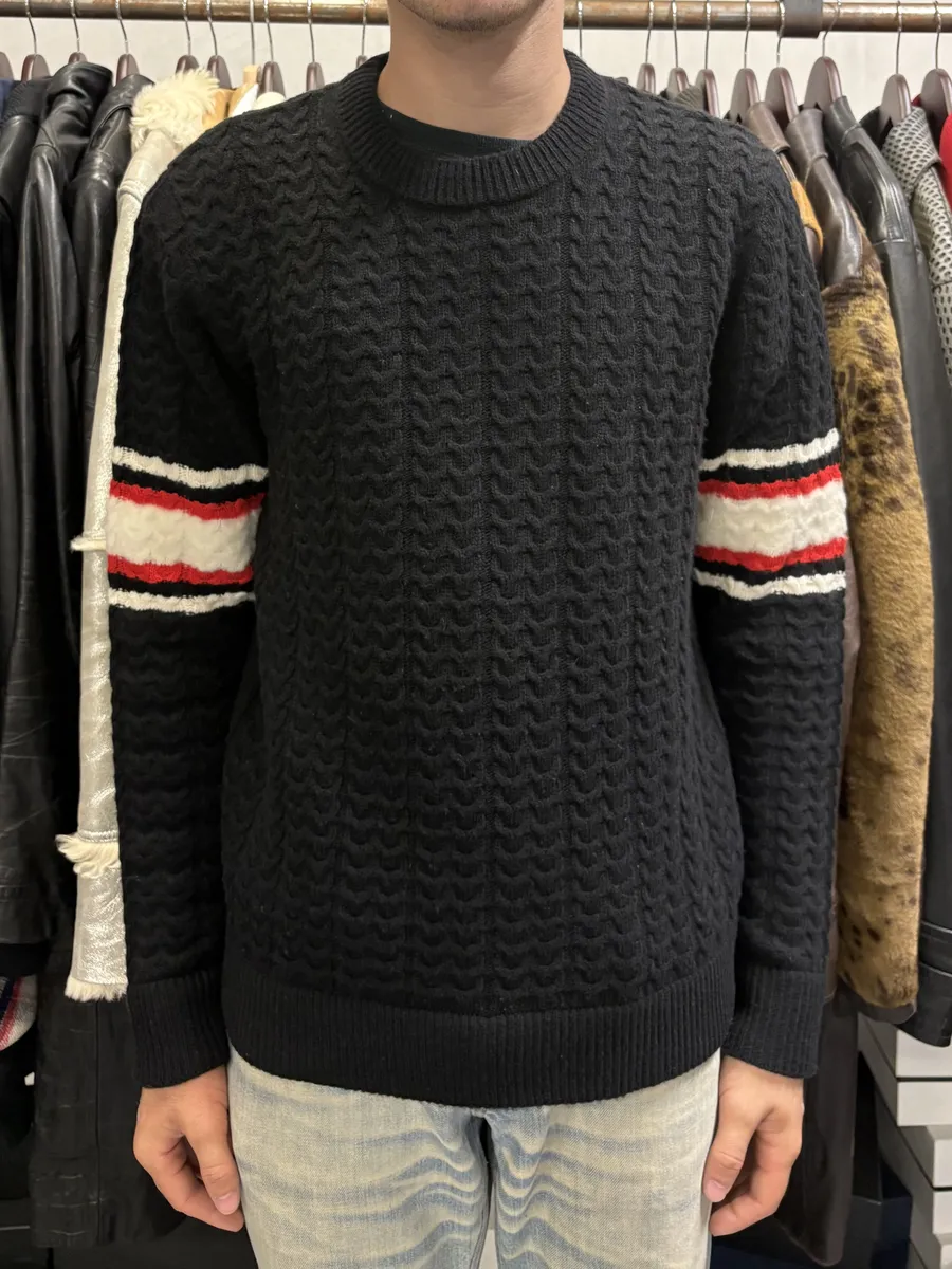SS2015 Givenchy Black Wool Sweater by Riccardo Tisci - Image 3