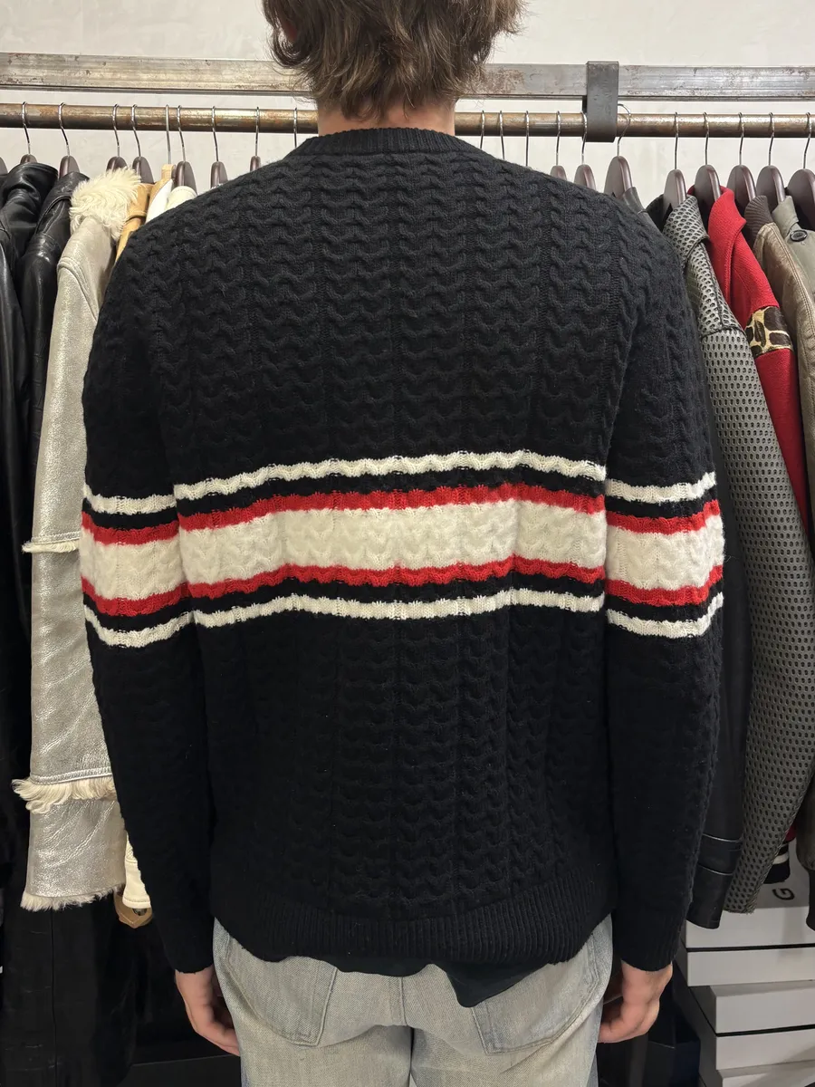 SS2015 Givenchy Black Wool Sweater by Riccardo Tisci - Image 4
