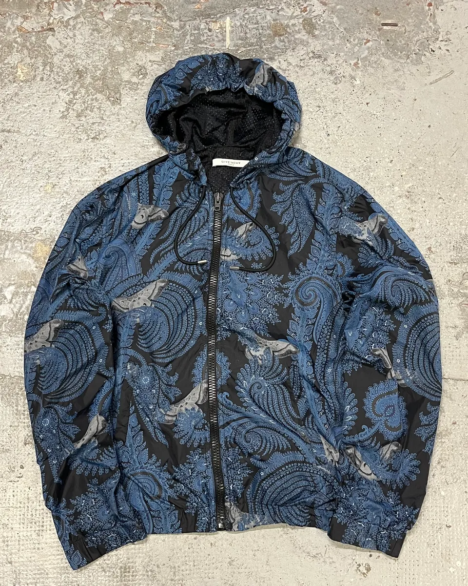 SS2015 Givenchy Blue Presley Galaxy Light Jacket by Riccardo Tisci - Image 3