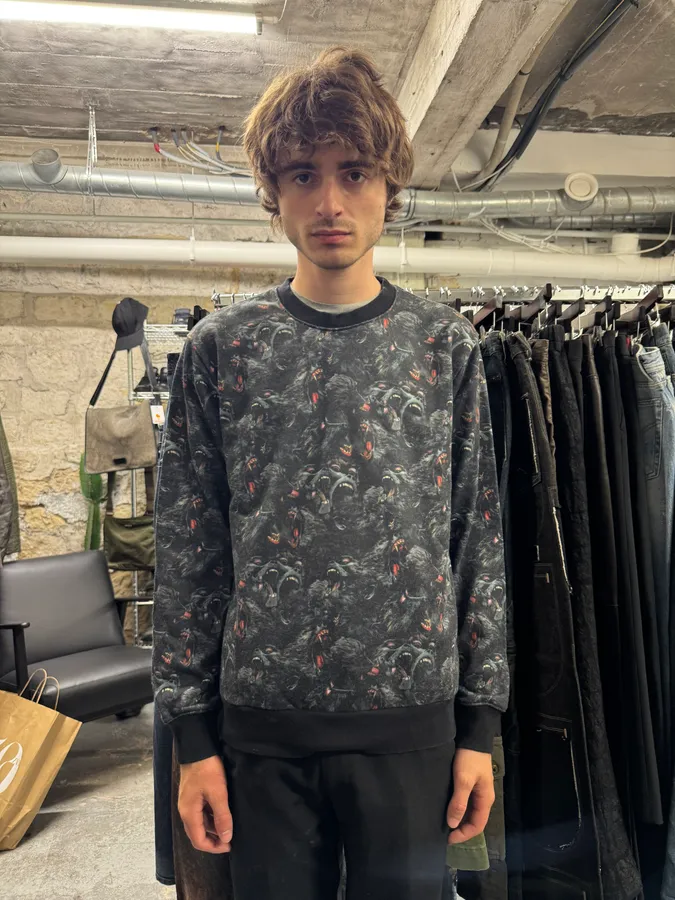 SS2015 Givenchy Dark Monkey Crewneck Sweater by Riccardo Tisci - Image 2