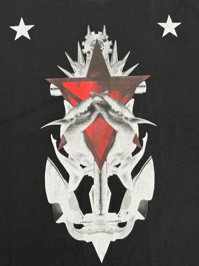 SS2015 Givenchy Star Modern Abstract Black T-Shirt by RIccardo Tisci - Image 7