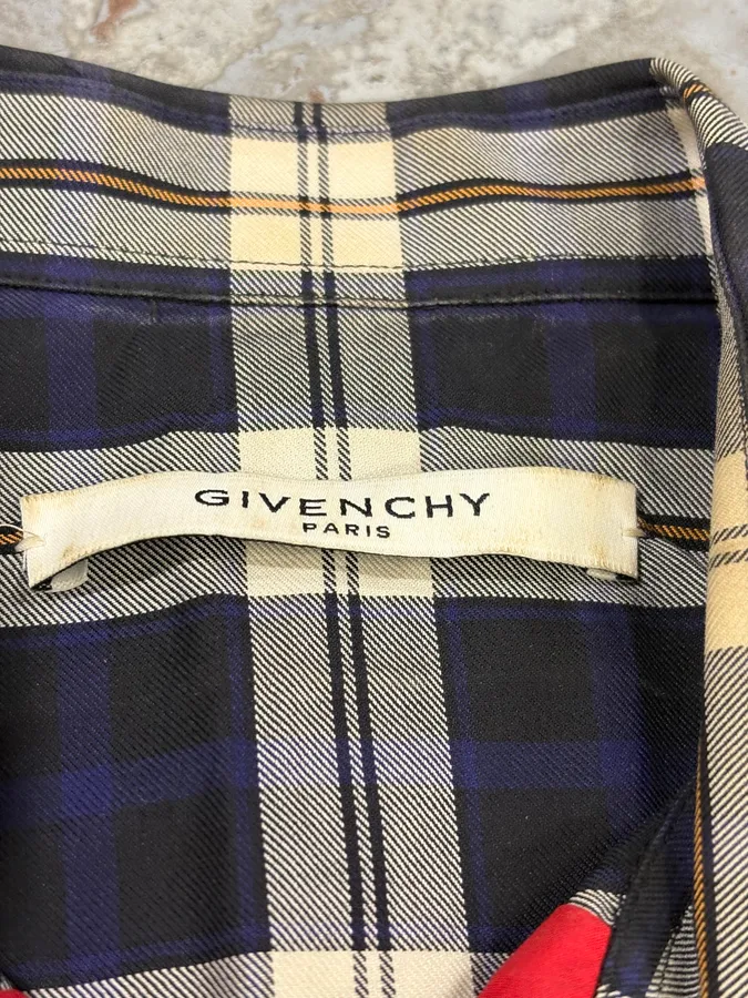 SS2015 Givenchy Tartan Red Lines Shirt by Riccardo Tisci - Image 9