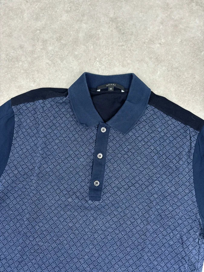 SS2015 Gucci Navy Cotton Polo - Image 4