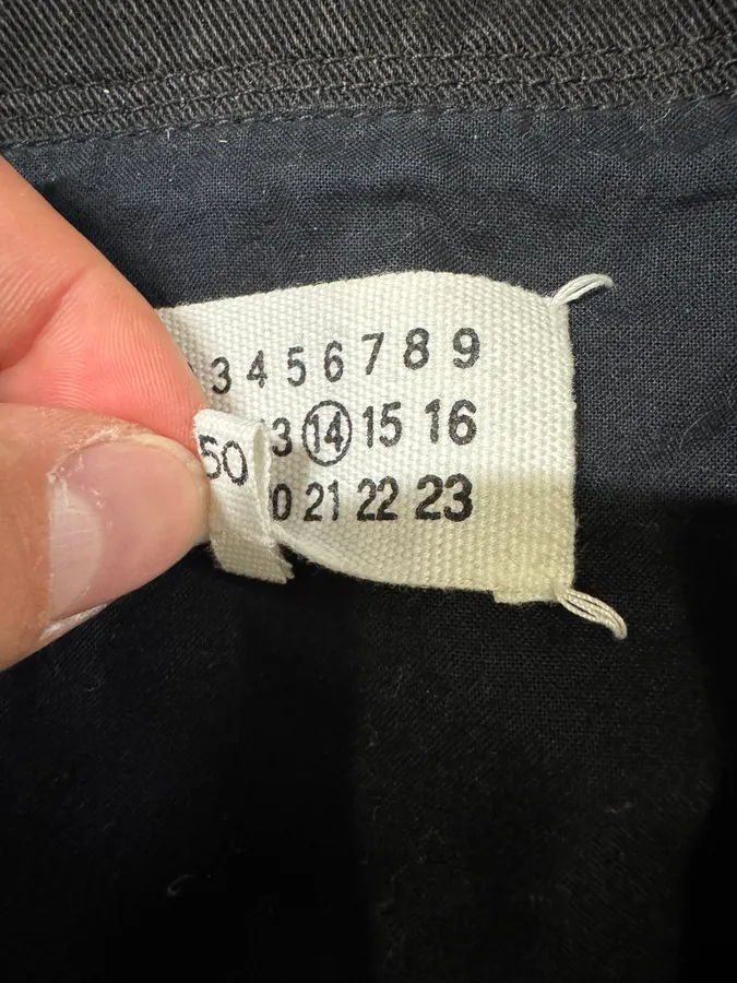 SS2015 Maison Margiela Black Signature Jacket - Image 7