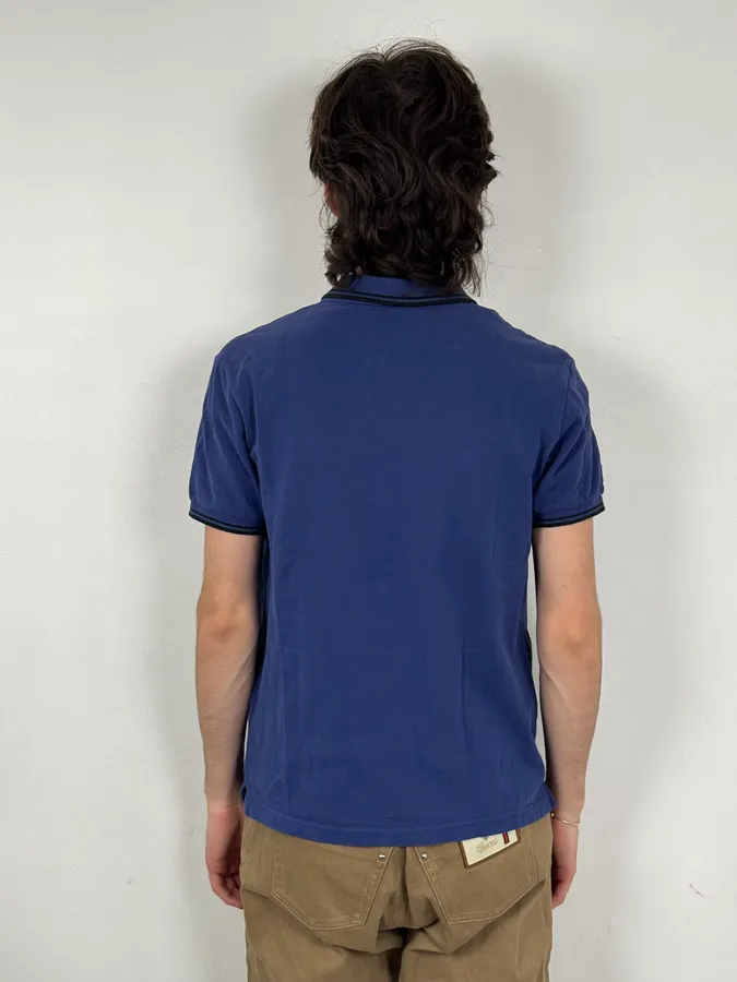 SS2015 Prada Blue Tiger Embroidered Polo - Image 3