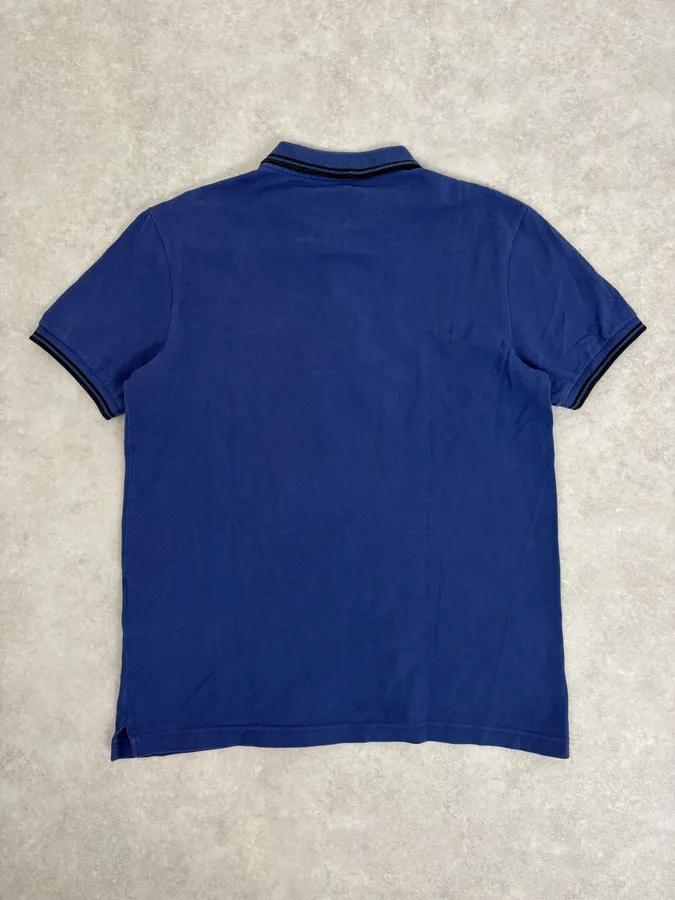SS2015 Prada Blue Tiger Embroidered Polo - Image 6
