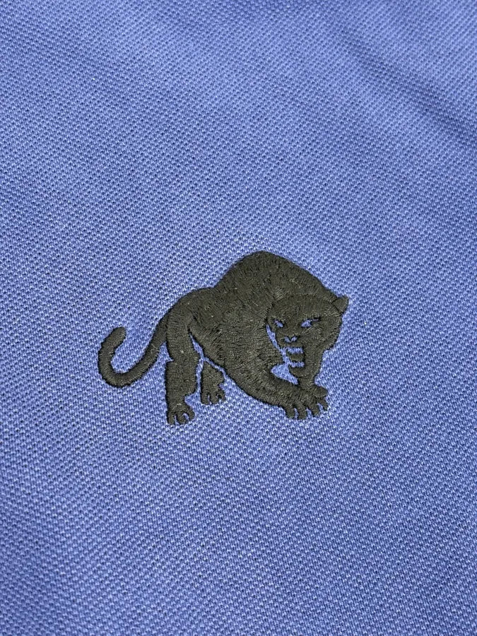 SS2015 Prada Blue Tiger Embroidered Polo - Image 8