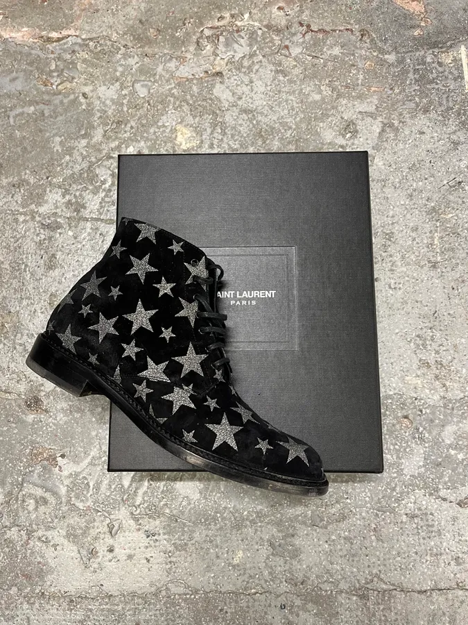 SS2015 Saint Laurent Lolita Star Boots - Image 2