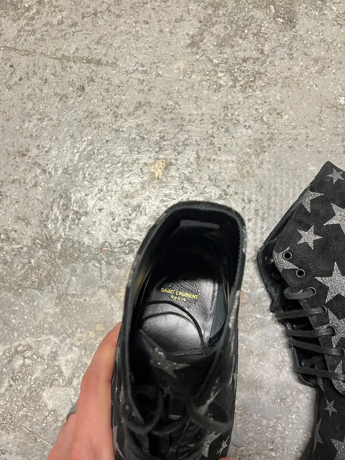 SS2015 Saint Laurent Lolita Star Boots - Image 6