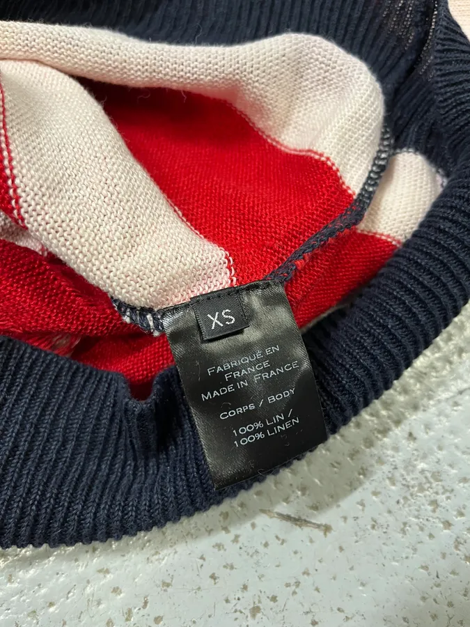 SS2016 Balmain USA Flag Distressed Buttoned Sweater - Image 9