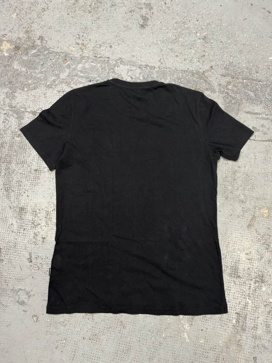 SS2016 Cavalli Kiss Smoke Rebel Black T-Shirt - Image 2