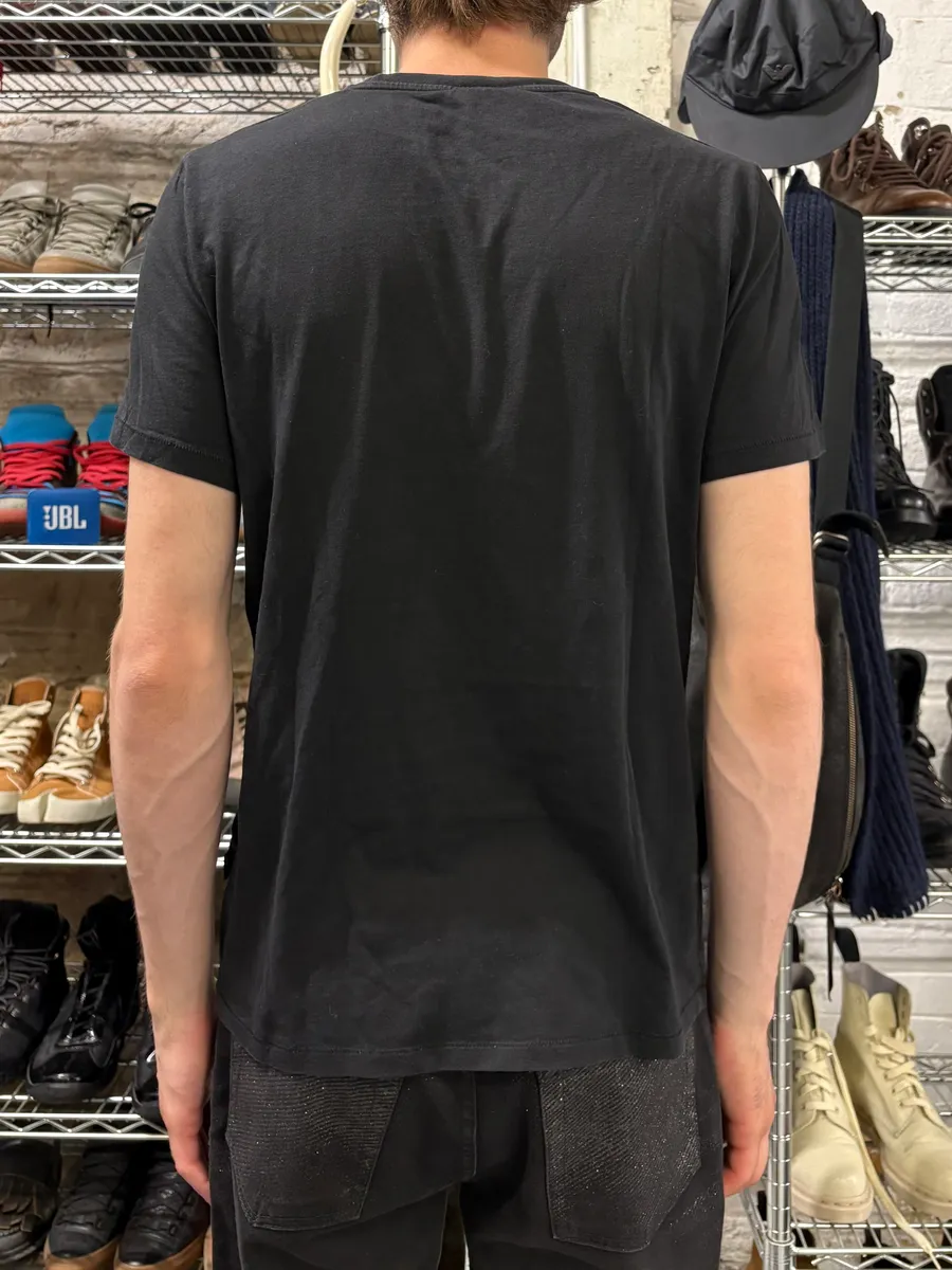SS2016 Cavalli Kiss Smoke Rebel Black Tee-Shirt - Image 3