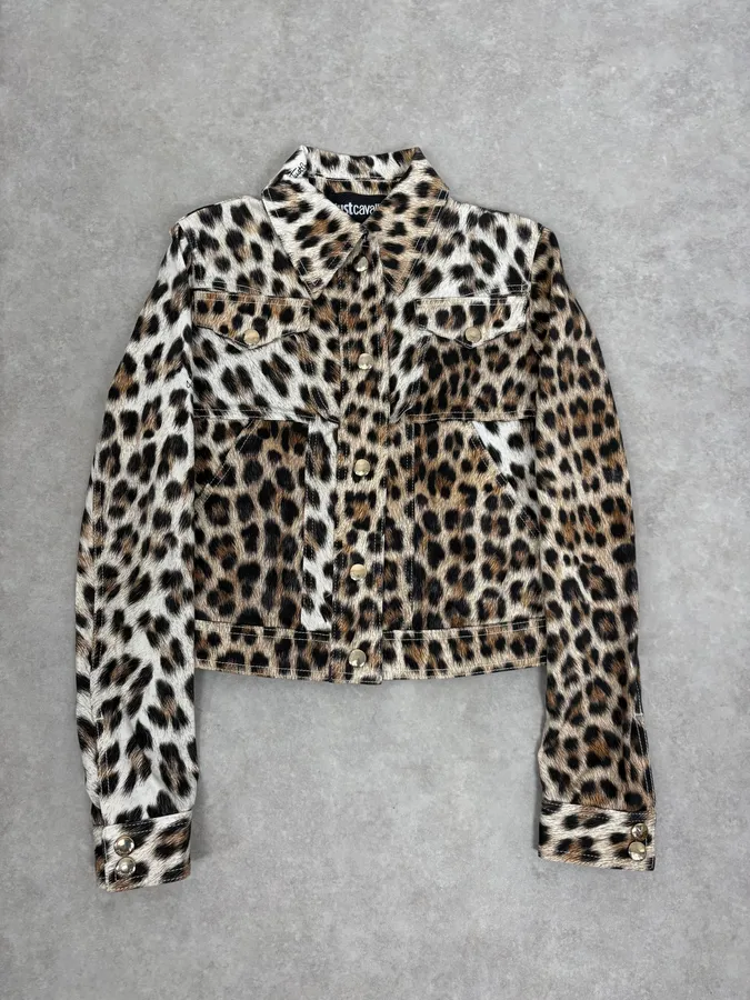 SS2016 Cavalli Leopard Print Jacket