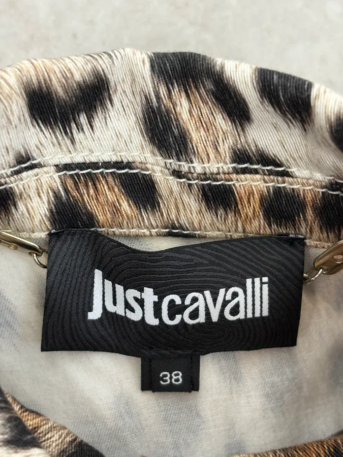 SS2016 Cavalli Leopard Print Jacket - Image 10
