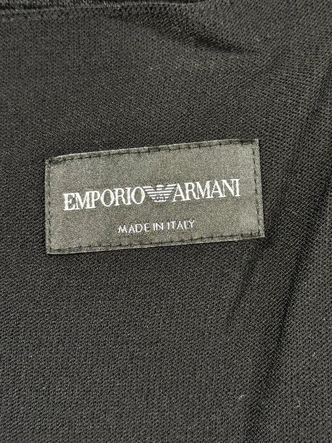 SS2016 Emporio Armani Black Sleeveless Zip-up Hoodie - Image 8