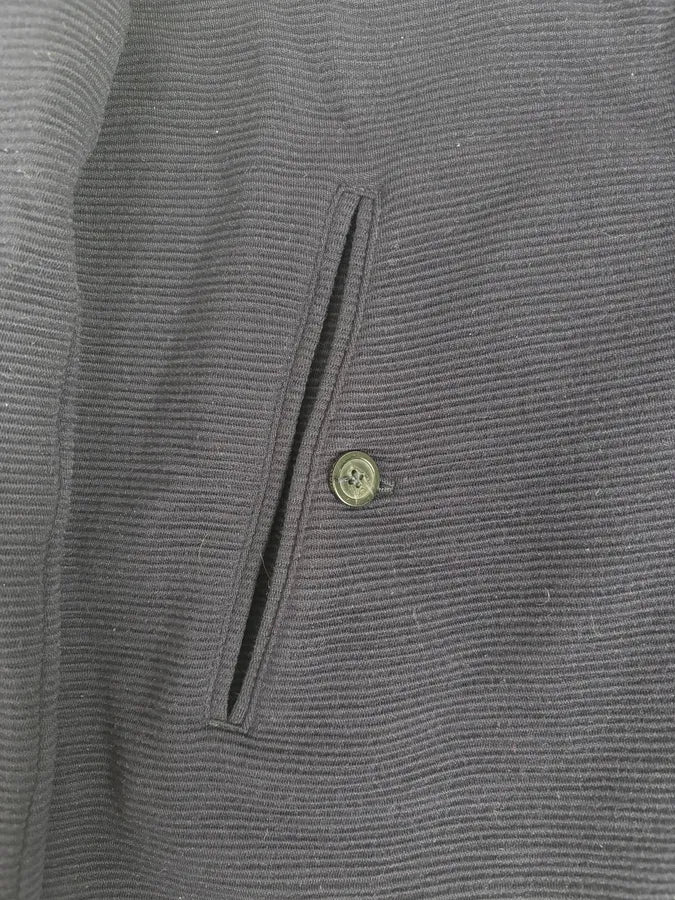 SS2016 Emporio Armani Navy Wool Minimalist Zip-up Jacket - Image 10