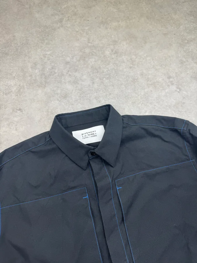 SS2016 Givenchy Dark Navy Worker Shirt by Riccardo Tisci - Image 5