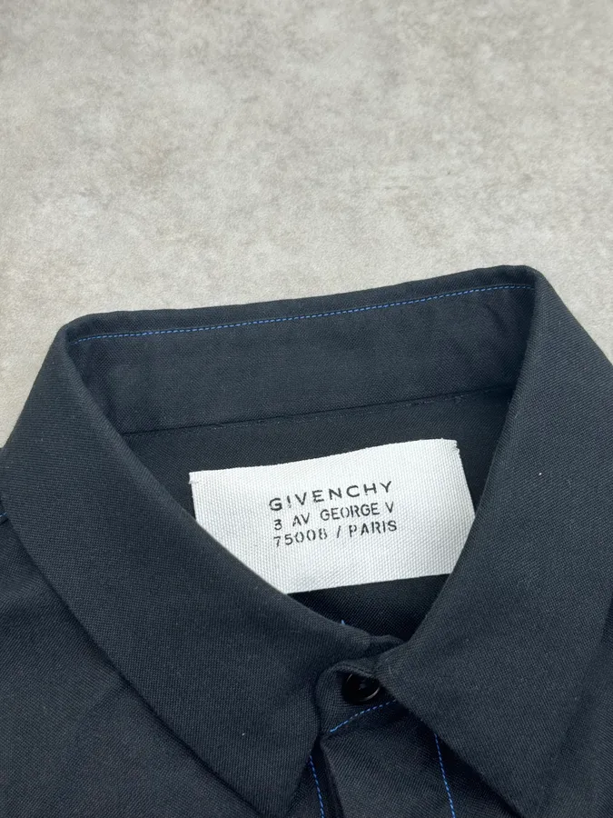 SS2016 Givenchy Dark Navy Worker Shirt by Riccardo Tisci - Image 9