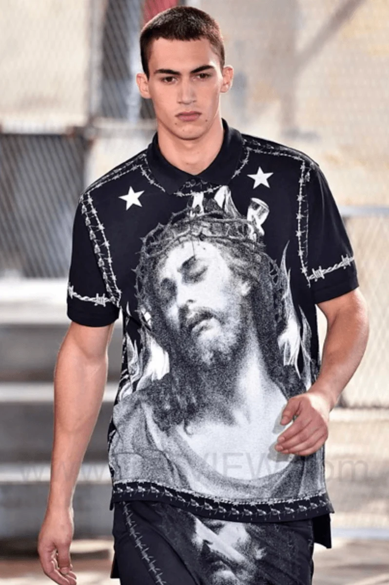 SS2016 Givenchy Jesus Faith Black Sweater by Riccardo Tisci - Image 2