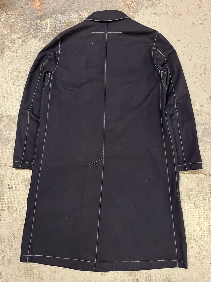 SS2016 Givenchy Navy Trench Long Jacket - Image 7