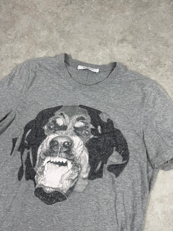 SS2016 Givenchy Rottweiler Grey T-Shirt by Roccardo Tisci - Image 5
