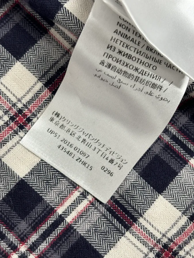SS2016 Gucci Checkered Floral Shirt - Image 12
