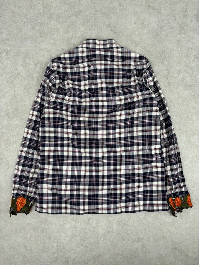 SS2016 Gucci Checkered Floral Shirt - Image 5
