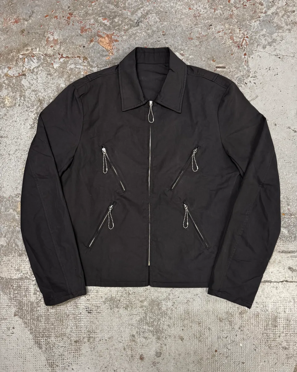 SS2016 Maison Margiela black Light Biker Jacket