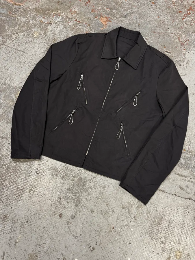 SS2016 Maison Margiela black Light Biker Jacket - Image 3