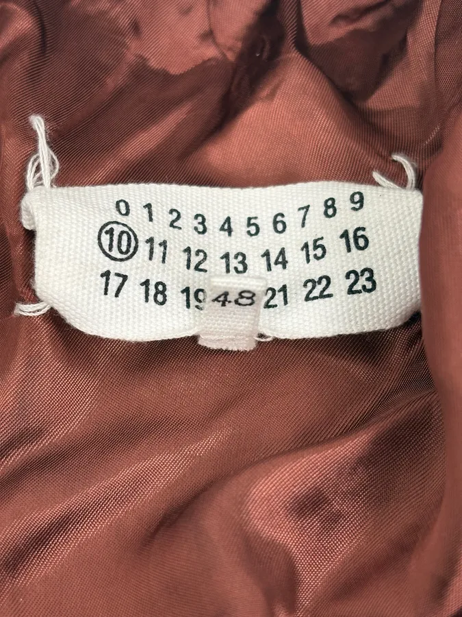 SS2016 Maison Margiela Rouille Nylon Studded Bomber Jacket - Image 10
