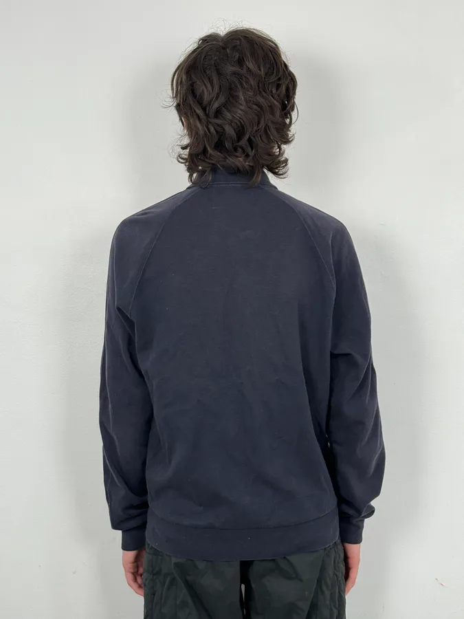 SS2016 Our Legacy Navy Interlock Zip-up Jacket - Image 3