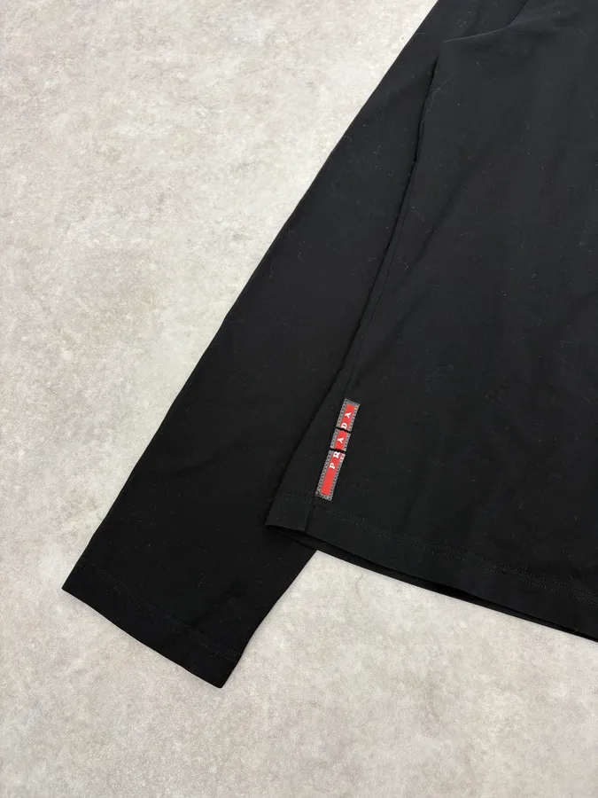 SS2016 Prada Nylon Pocket Black Longsleeves - Image 6