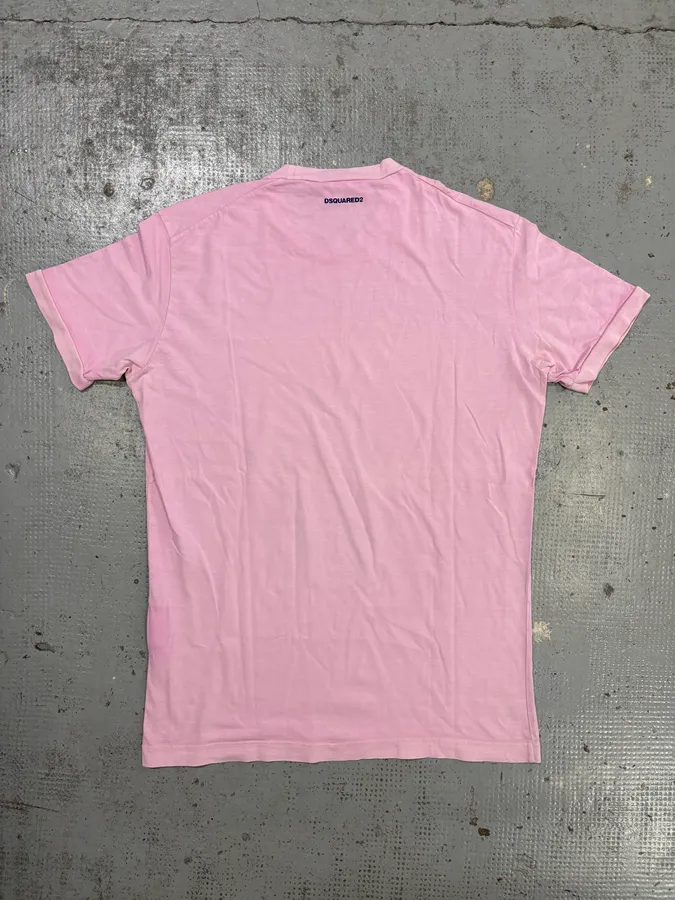 SS2017 Dsquared2 Pink Arizona Poisonous Snake Graphic T-Shirt - Image 6