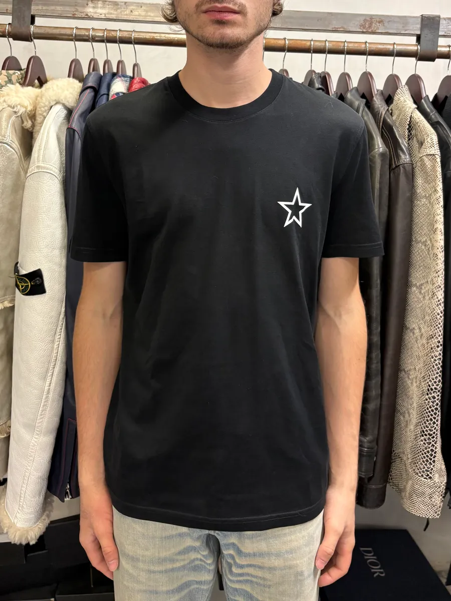 SS2017 Givenchy Black Star T-Shirt by Riccardo Tisci - Image 2