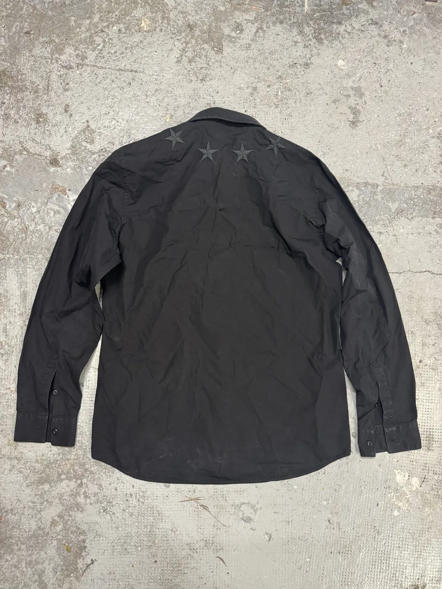 SS2017 Givenchy Black Stars Shirt by Riccardo Tisci - Image 2