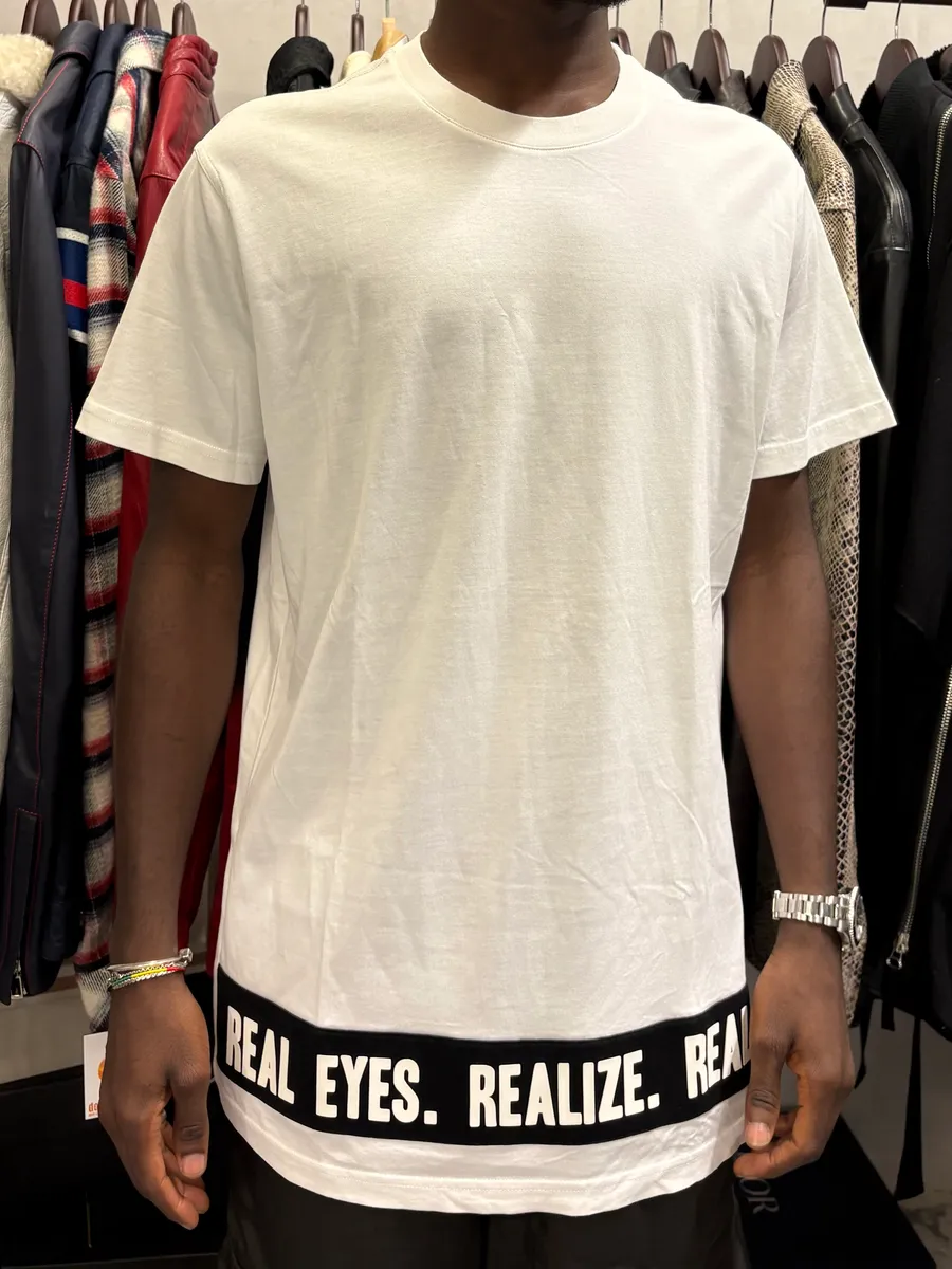 SS2017 Givenchy White Black Words T-Shirt by Riccardo Tisci