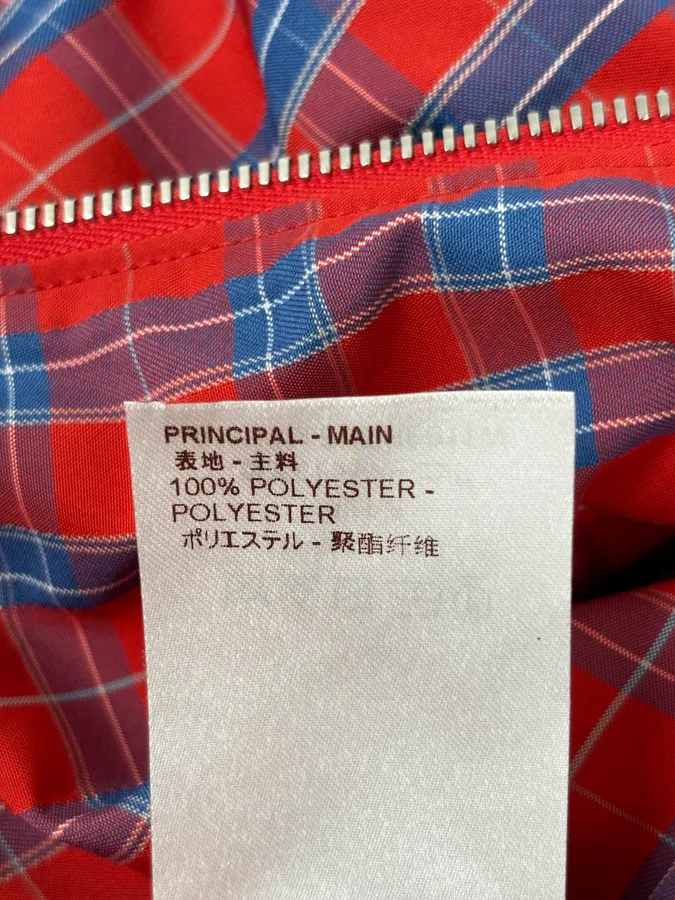 SS2017 Louis Vuitton Red Tartan Hooded Windbreaker Jacket by Kim Jones - Image 17