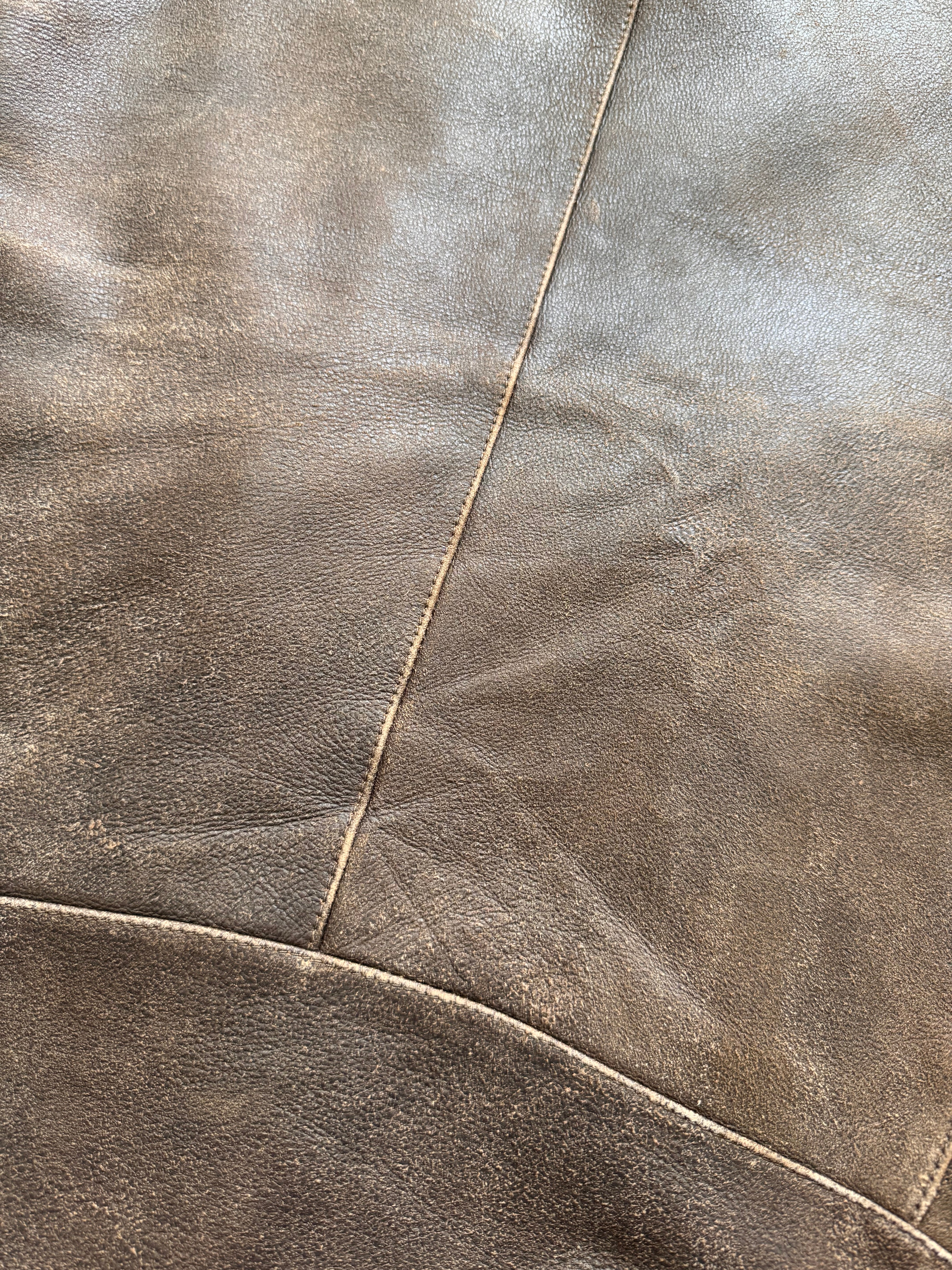 SS2017 Maison Margiela 5-Zip Biker Faded Leather Jacket - Image 7