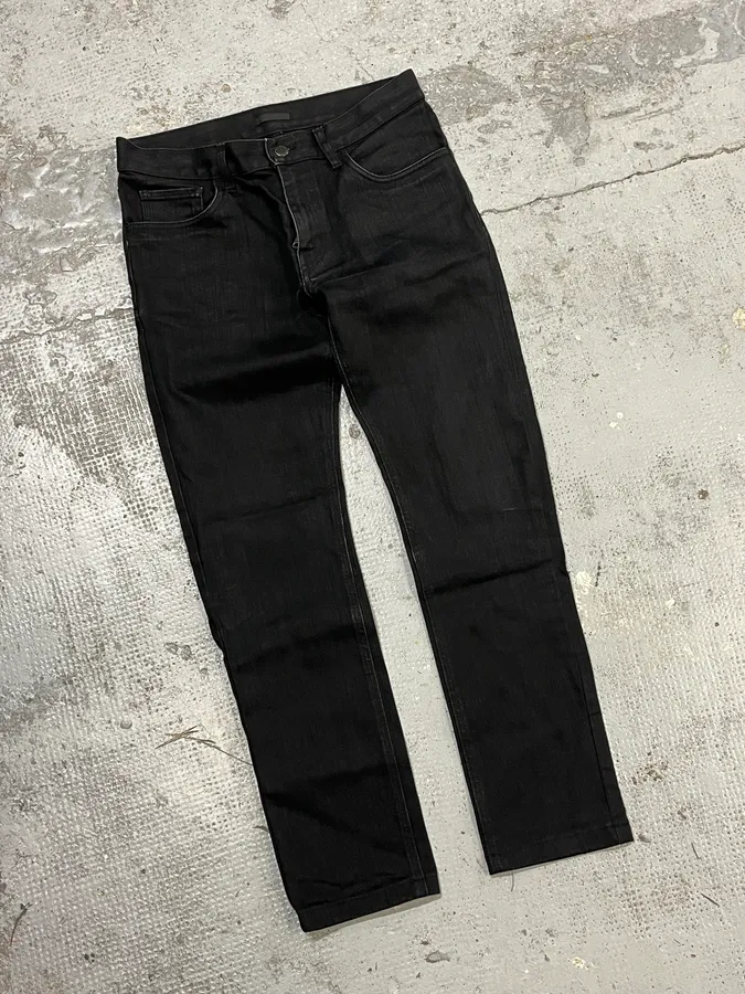 SS2017 Prada Black Jeans Denim Slim Fit - Image 5