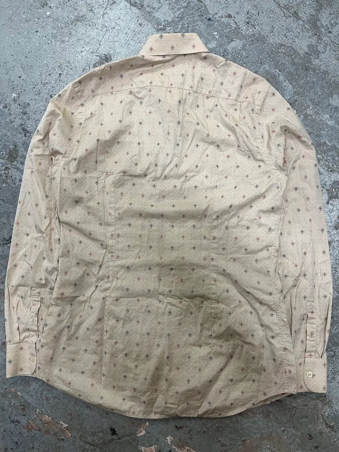 SS2017 Prada Contemporary Beige Logo Shirt - Image 6